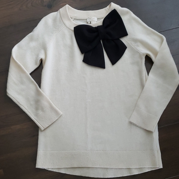 kate spade Sweaters - Kate Spade Bow Wool Sweater XS